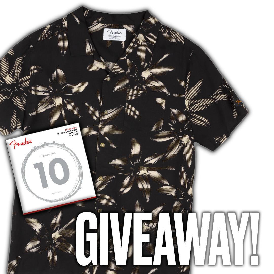 Fender Shirt Giveaway