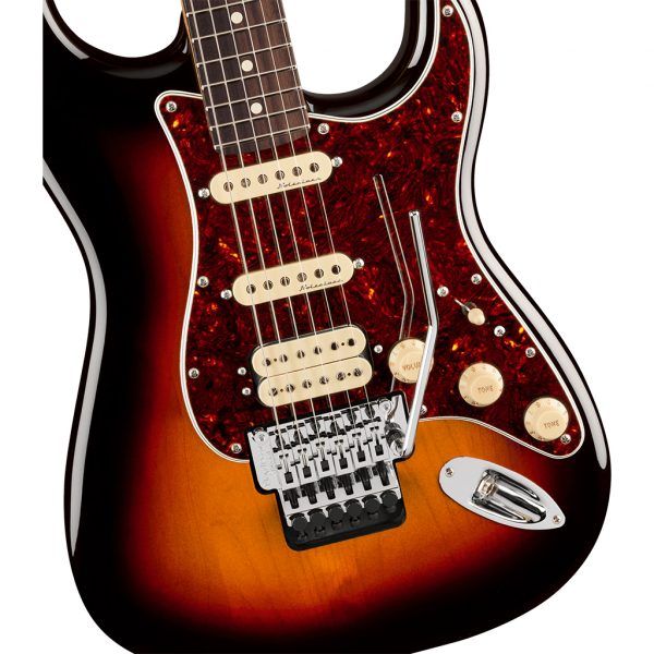 Fender Player II Modified Stratocaster® HSS Floyd Rose® Electric Guitar Rosewood Fingerboard - 3-Color Sunburst - Image 4