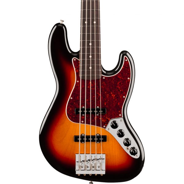 Fender Player II Modified Active Jazz Bass® V Bass Guitar Rosewood Fingerboard - 3-Color Sunburst