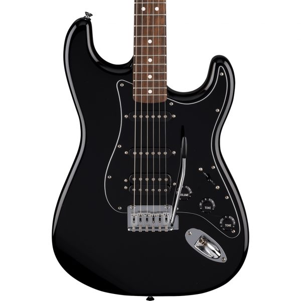 Fender Standard Stratocaster® HSS Electric Guitar Indian Laurel Fingerboard - Black - Image 4