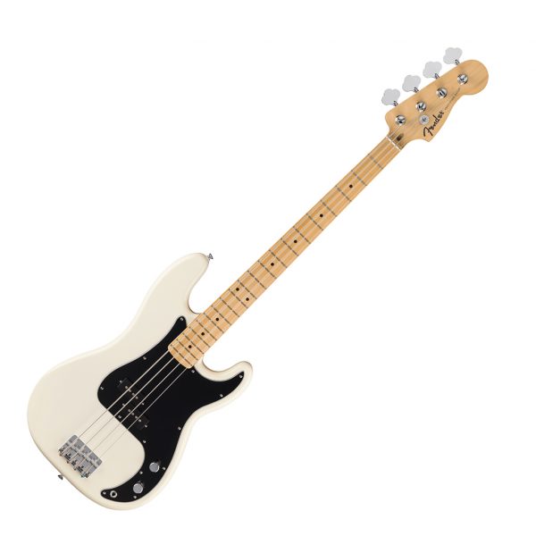 Fender Standard Precision Bass® Bass Guitar Maple Fingerboard - Olympic White - Image 2