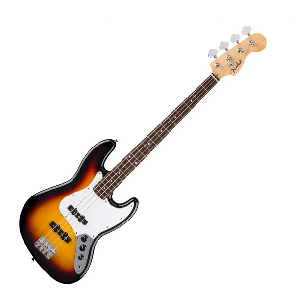 Fender Standard Jazz Bass® Bass Guitar Indian Laurel Fingerboard - 3-Color Sunburst - Image 2