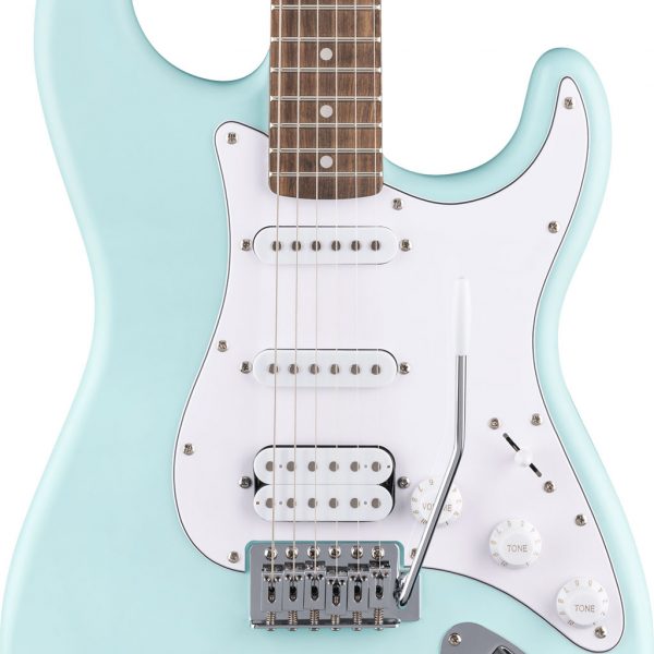 Squier Debut Collection™ Stratocaster® HSS Electric Guitar - Daphne Blue - Image 4