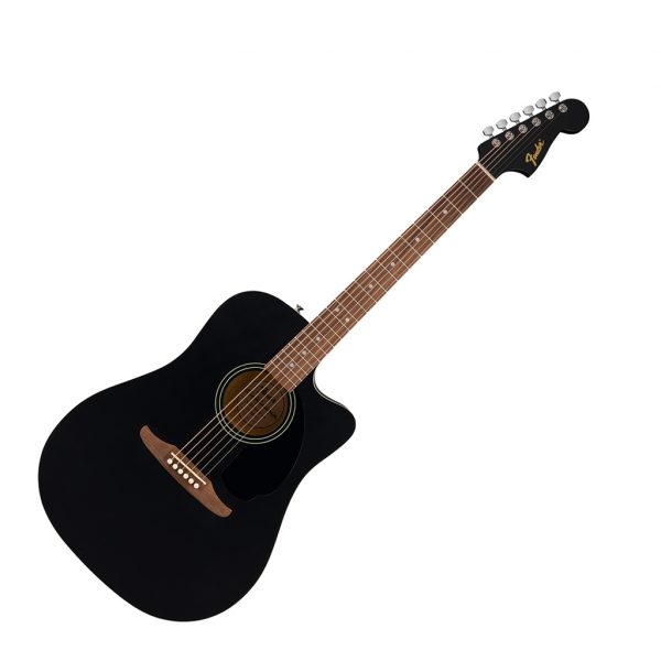 Fender California Debut Redondo™ CE Acoustic Guitar - Black - Image 2