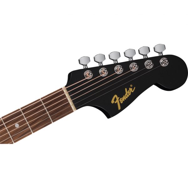 Fender California Debut Redondo™ CE Acoustic Guitar - Black - Image 4