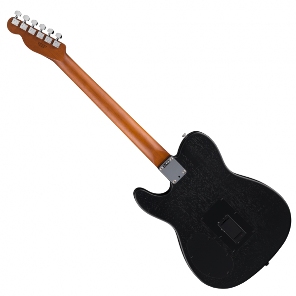 Fender Acoustasonic Standard Telecaster Acoustic-electric Guitar - Black - Image 3