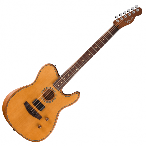 Fender Acoustasonic Standard Telecaster Acoustic-electric Guitar - Aged Natural - Image 2