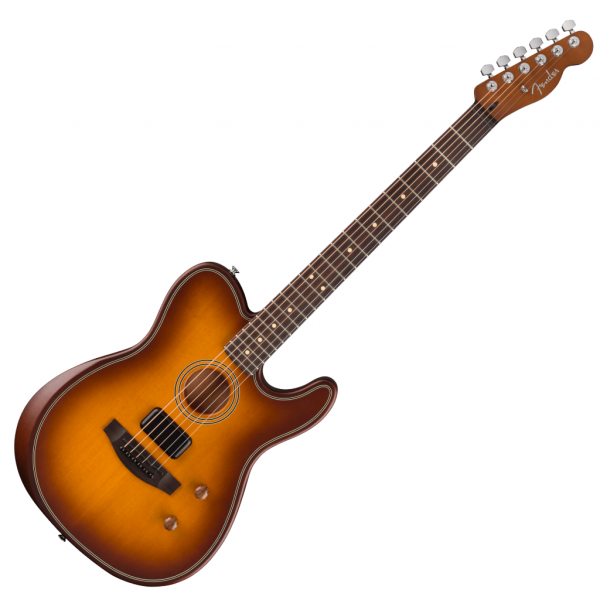 Fender Acoustasonic Standard Telecaster Acoustic-electric Guitar - Honey Burst - Image 2