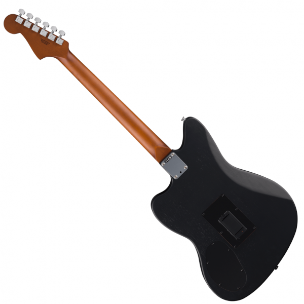 Fender Acoustasonic Standard Jazzmaster Acoustic-electric Guitar - Black - Image 3