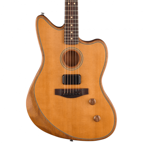 Fender Acoustasonic Standard Jazzmaster Acoustic-electric Guitar - Aged Natural