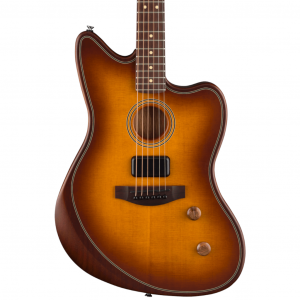 Fender Acoustasonic Standard Jazzmaster Acoustic-electric Guitar - Honey Burst