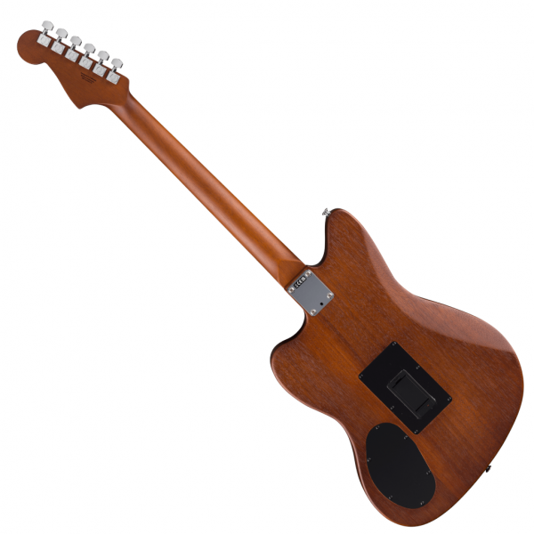 Fender Acoustasonic Standard Jazzmaster Acoustic-electric Guitar - Honey Burst - Image 3