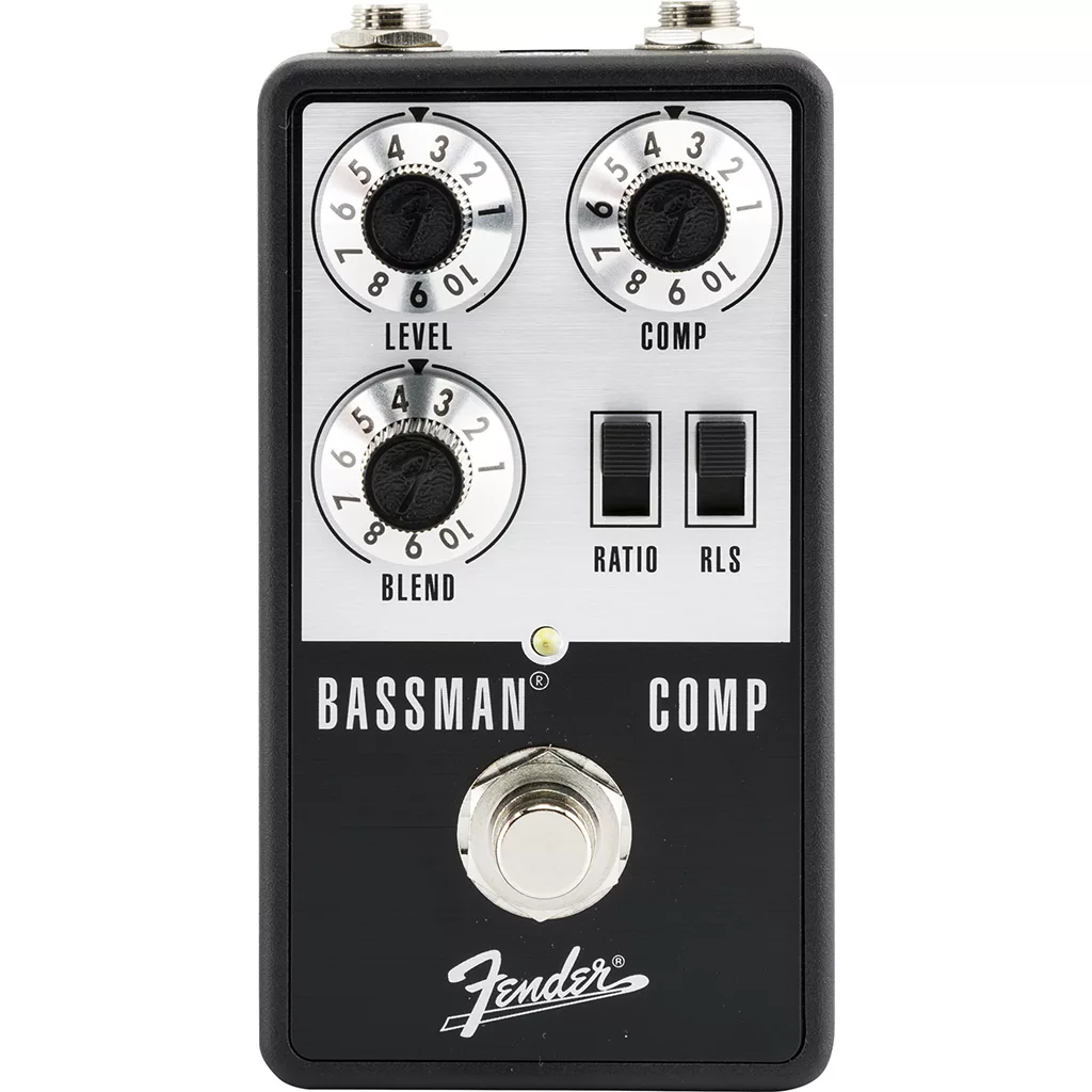 Fender Bassman® Compressor Pedals - Black and Silver