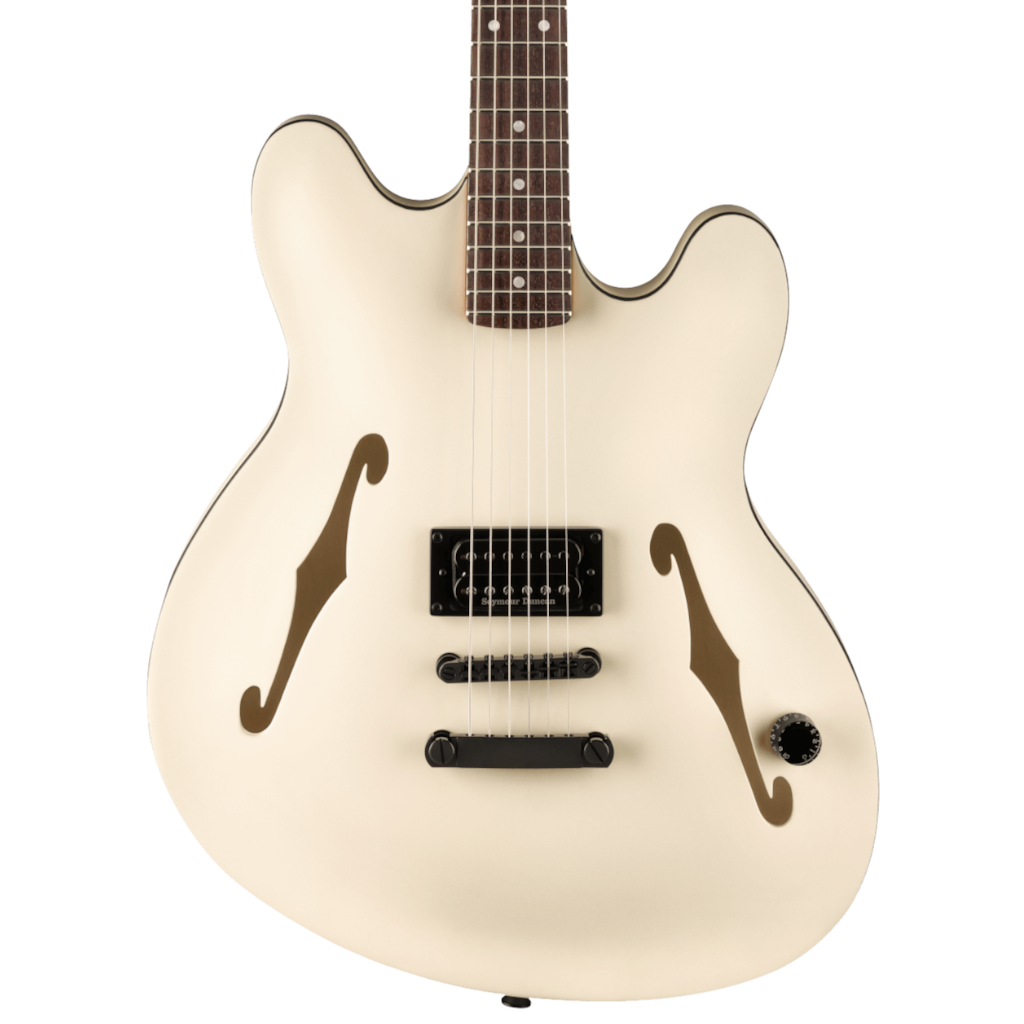 Fender Tom DeLonge Starcaster Semi-hollowbody Electric Guitar - Satin Olympic White