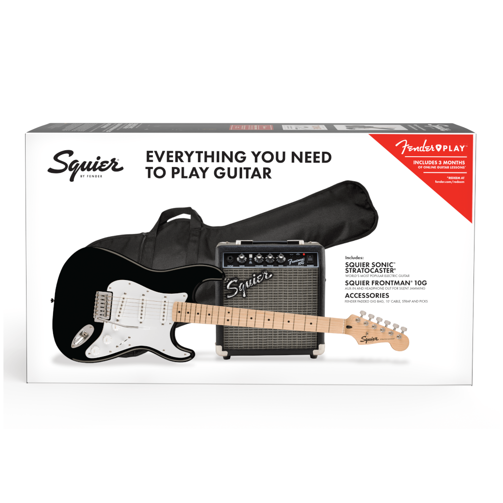 Squier by Fender Sonic Stratocaster Pack - Black