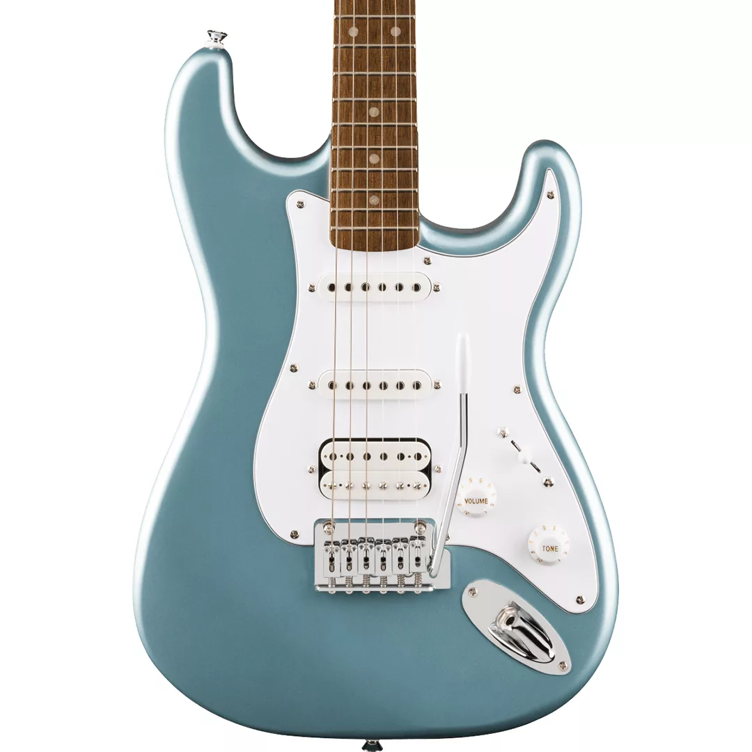 Squier Affinity Series® Stratocaster® Junior HSS Electric Guitar - Ice Blue Metallic