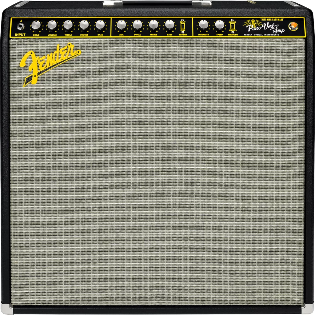 Fender Jack White Pano Verb™ Guitar Amplifier - Black and Yellow