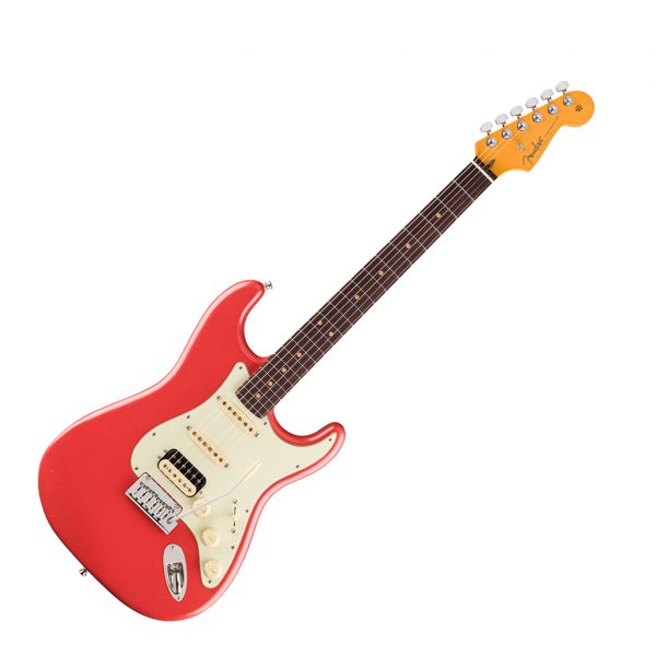 American Ultra Luxe Vintage '60s Stratocaster® HSS, Rosewood Fingerboard, Fiesta Red - Image 2