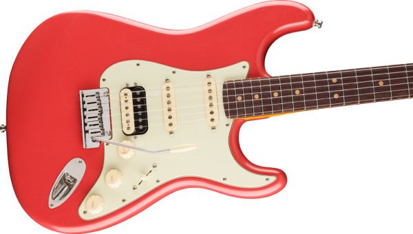 American Ultra Luxe Vintage '60s Stratocaster® HSS, Rosewood Fingerboard, Fiesta Red - Image 5