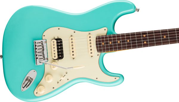 American Ultra Luxe Vintage '60s Stratocaster® HSS, Rosewood Fingerboard, Sea Foam Green - Image 5