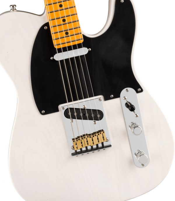 American Ultra Luxe Vintage '50s Telecaster®, Maple Fingerboard, White Blonde - Image 4
