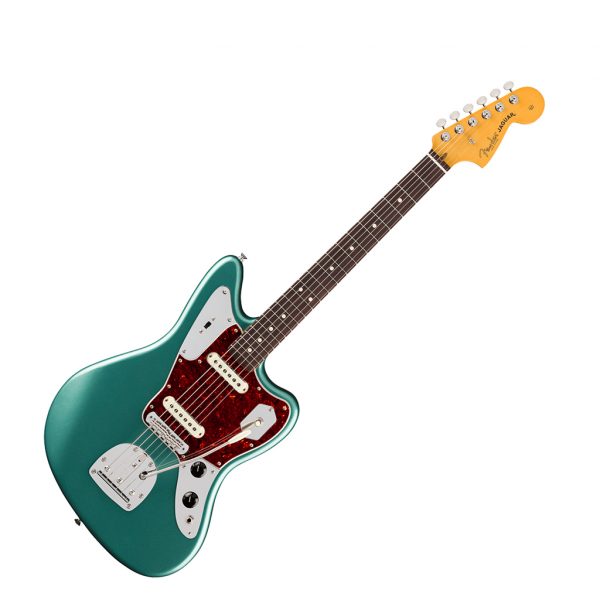 American Professional Classic Jaguar® Electric Guitar - Faded Sherwood Green Metallic - Image 2