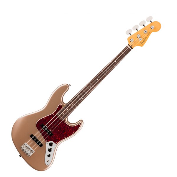 American Professional Classic Jazz Bass® Bass Guitar - Faded Firemist Gold - Image 2