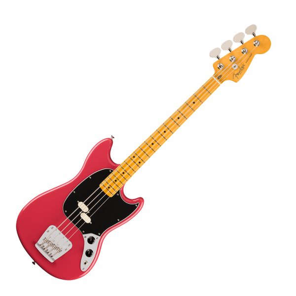 American Professional Classic Mustang Bass® Bass Guitar - Faded Dakota Red - Image 2