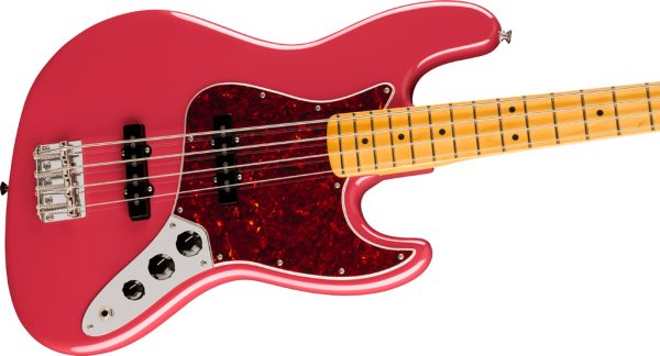 American Professional Classic Jazz Bass® Bass Guitar - Faded Dakota Red - Image 5
