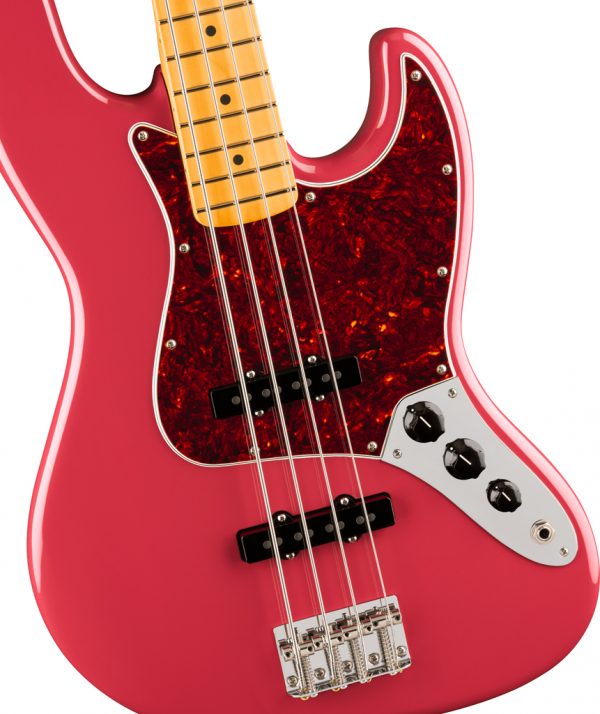 American Professional Classic Jazz Bass® Bass Guitar - Faded Dakota Red - Image 4