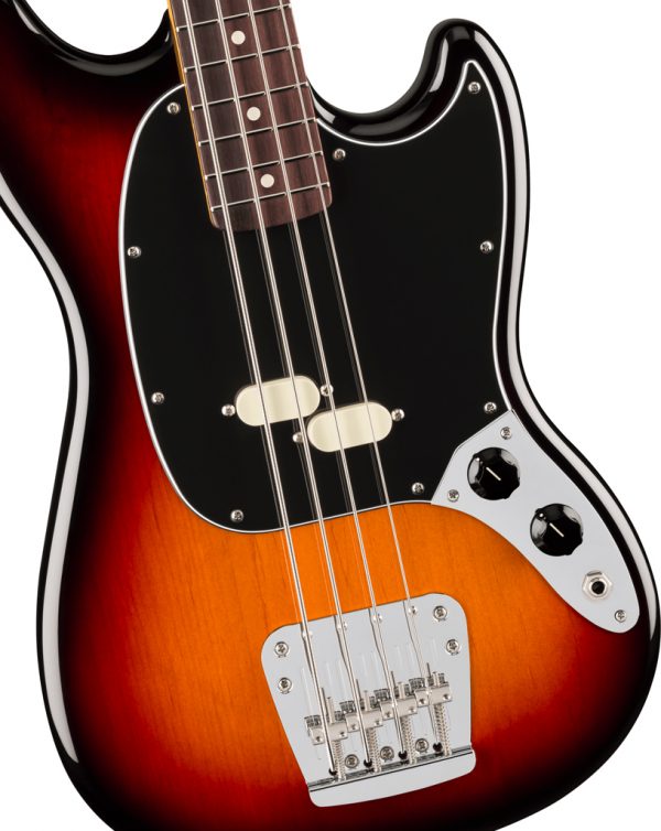 American Professional Classic Mustang Bass® Bass Guitar - 3-Color Sunburst - Image 4