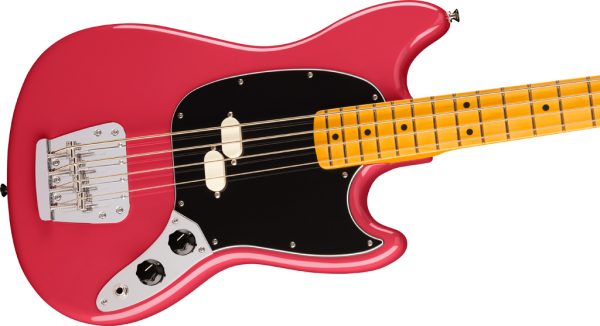 American Professional Classic Mustang Bass® Bass Guitar - Faded Dakota Red - Image 5