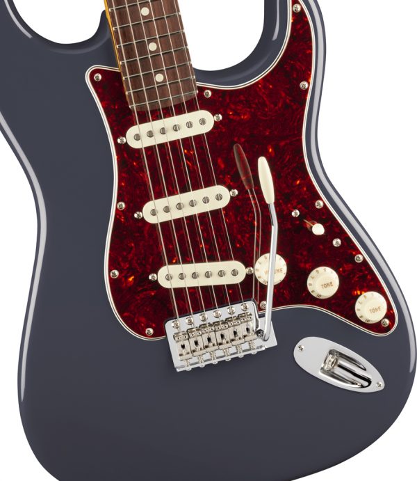 American Professional Classic Stratocaster® Electric Guitar - Faded Black - Image 4