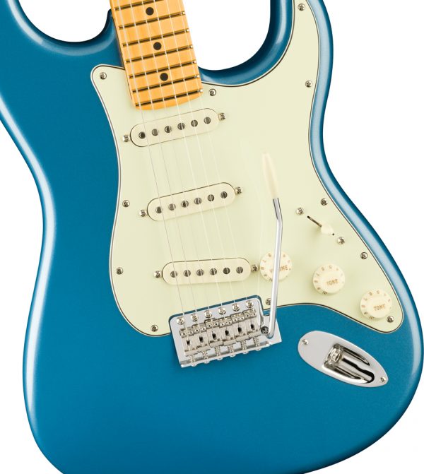 American Professional Classic Stratocaster® Electric Guitar - Faded Lake Placid Blue - Image 4