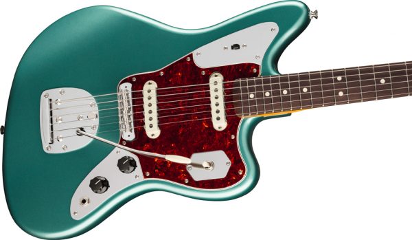 American Professional Classic Jaguar® Electric Guitar - Faded Sherwood Green Metallic - Image 5