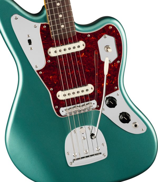 American Professional Classic Jaguar® Electric Guitar - Faded Sherwood Green Metallic - Image 4