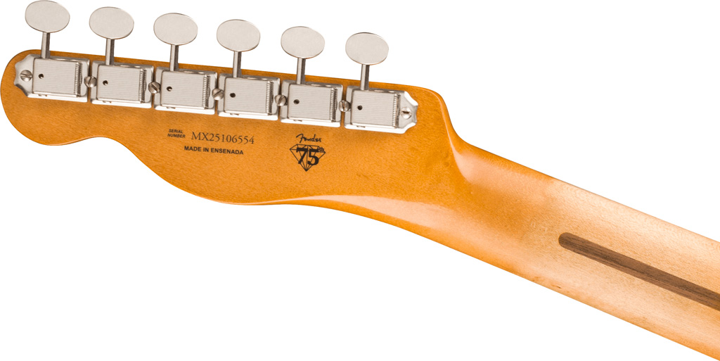 75th Anniversary Vintera® Road Worn® 1951 Telecaster®, Maple Fingerboard, Butterscotch Blonde - Image 6