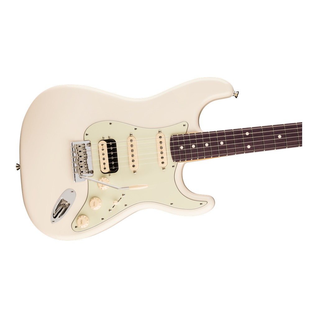 American Professional Stratocaster® HSS Rosewood Fingerboard - Olympic White - Image 5