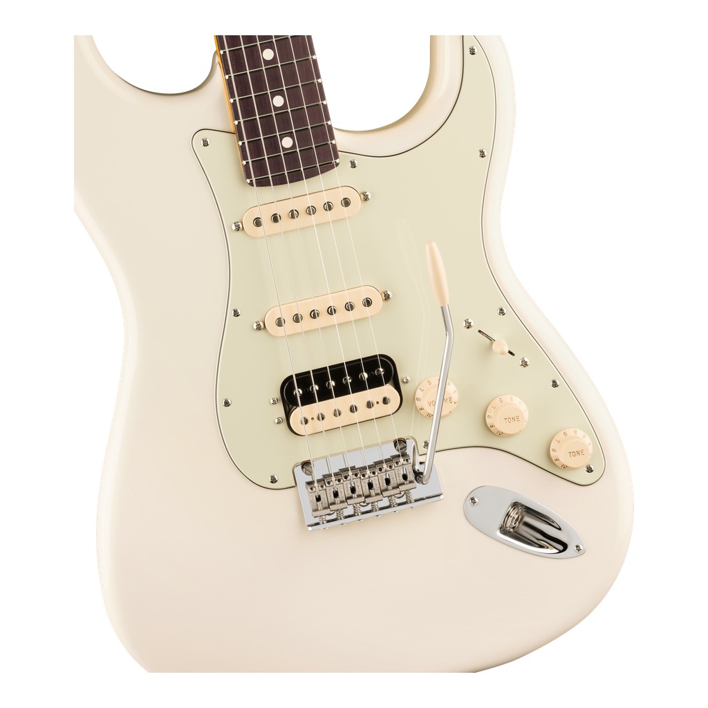 American Professional Stratocaster® HSS Rosewood Fingerboard - Olympic White - Image 4
