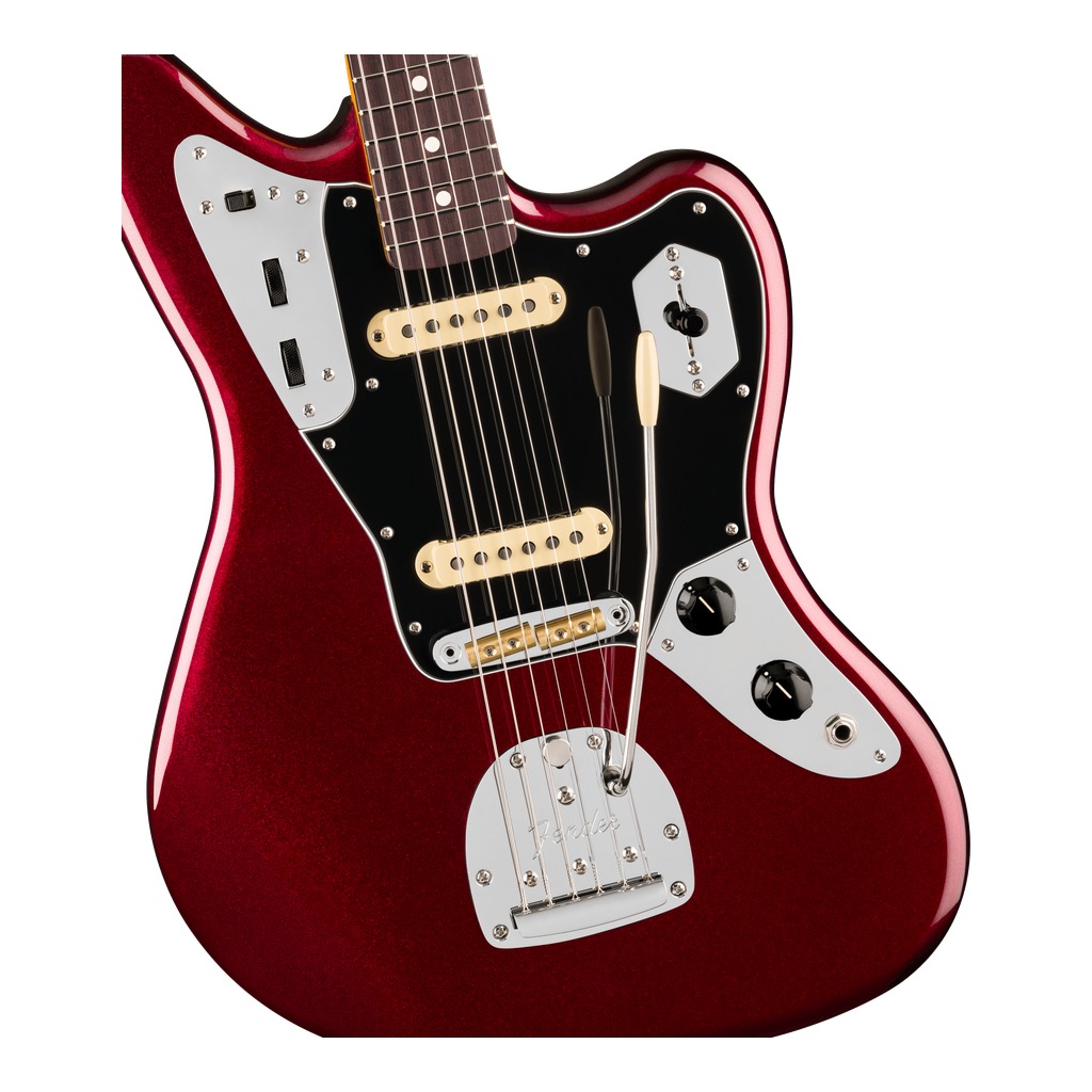 American Professional Jaguar® Rosewood Fingerboard - Oxblood - Image 4