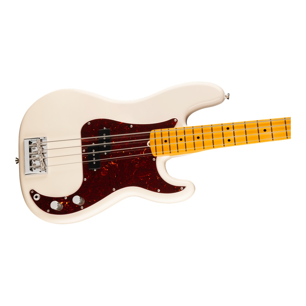 American Professional Precision Bass® Maple Fingerboard - Olympic White - Image 5