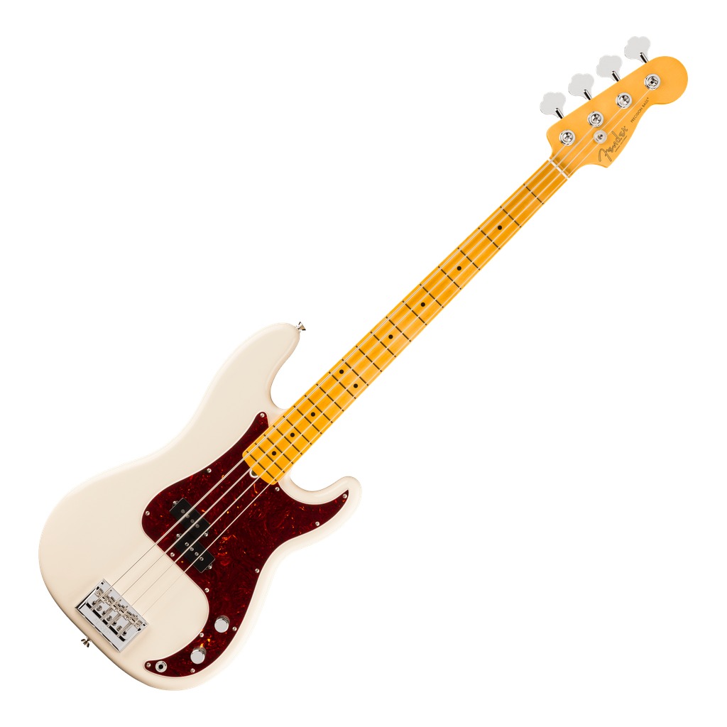 American Professional Precision Bass® Maple Fingerboard - Olympic White - Image 2