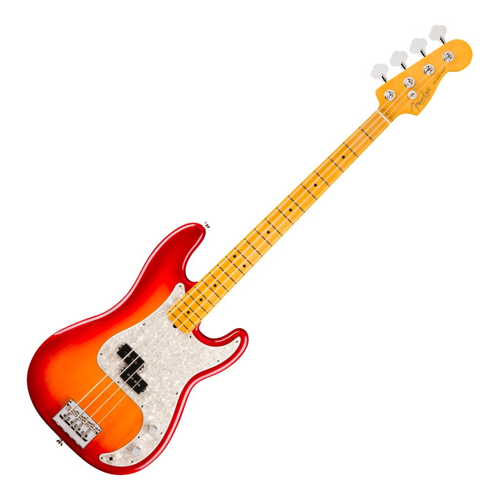 American Professional Precision Bass® Maple Fingerboard - Aged Cherry Burst - Image 2