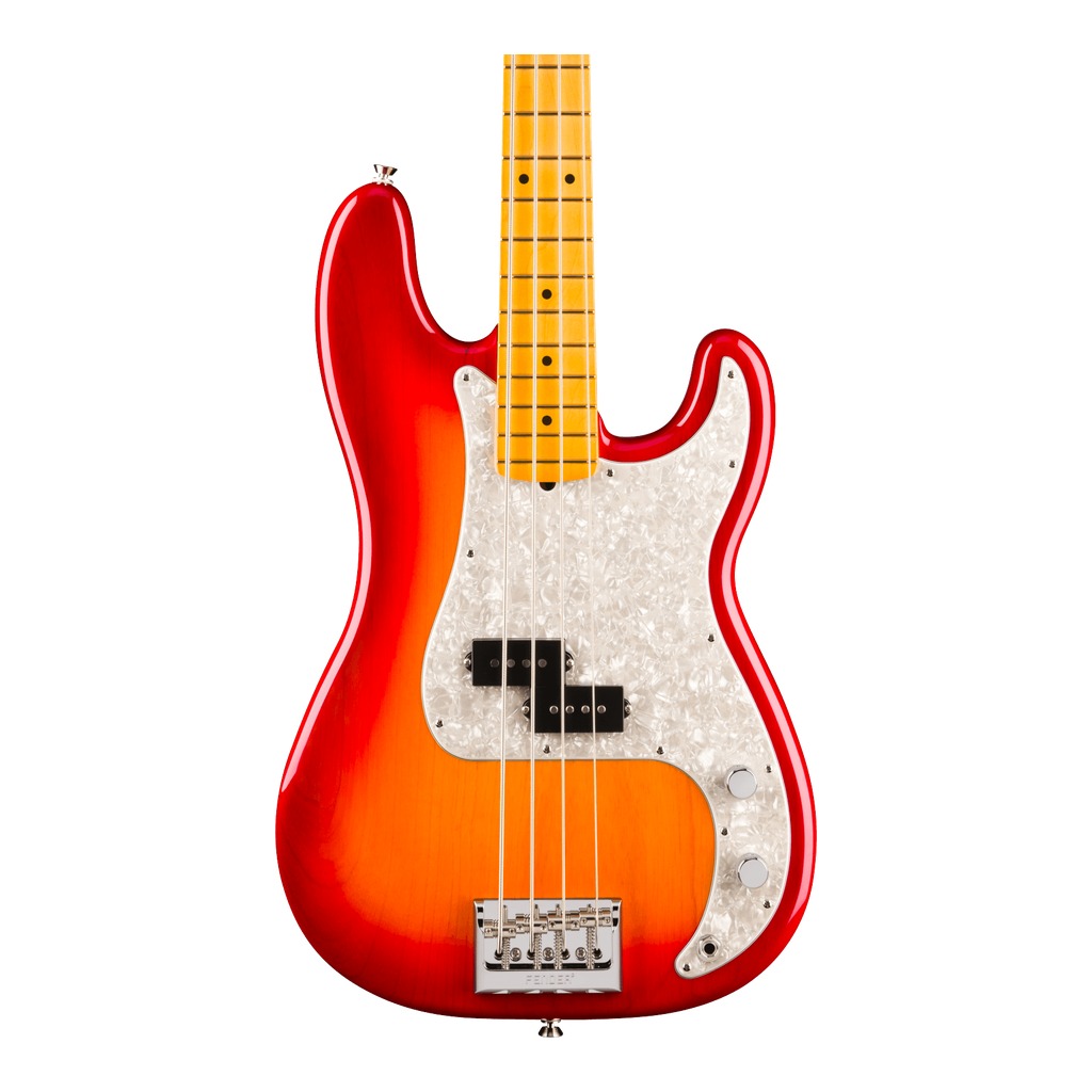 American Professional Precision Bass® Maple Fingerboard - Aged Cherry Burst