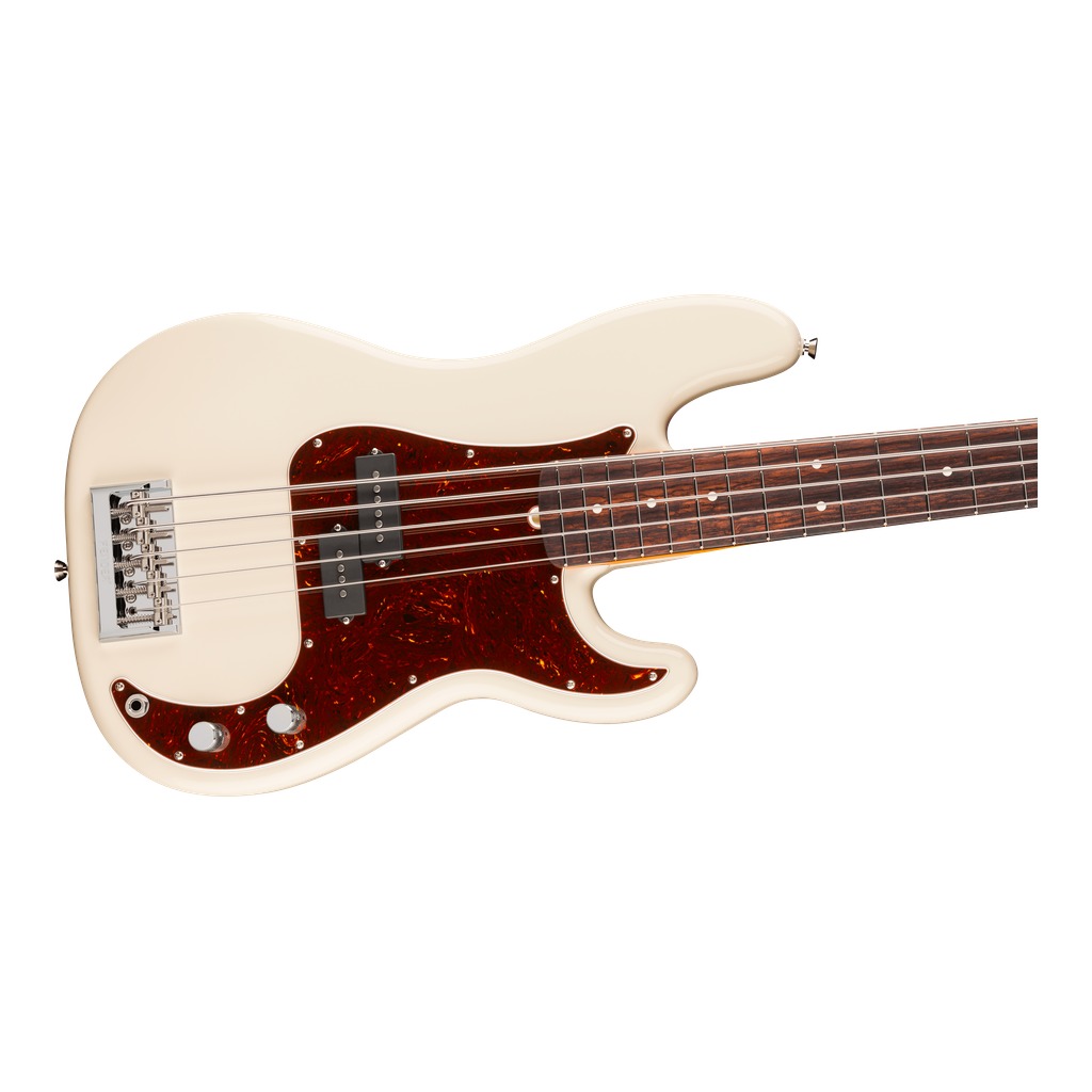 American Professional Precision Bass® V Rosewood Fingerboard - Olympic White - Image 5
