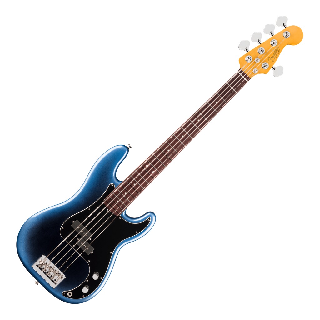 American Professional Precision Bass® V Rosewood Fingerboard - Dark Night - Image 2