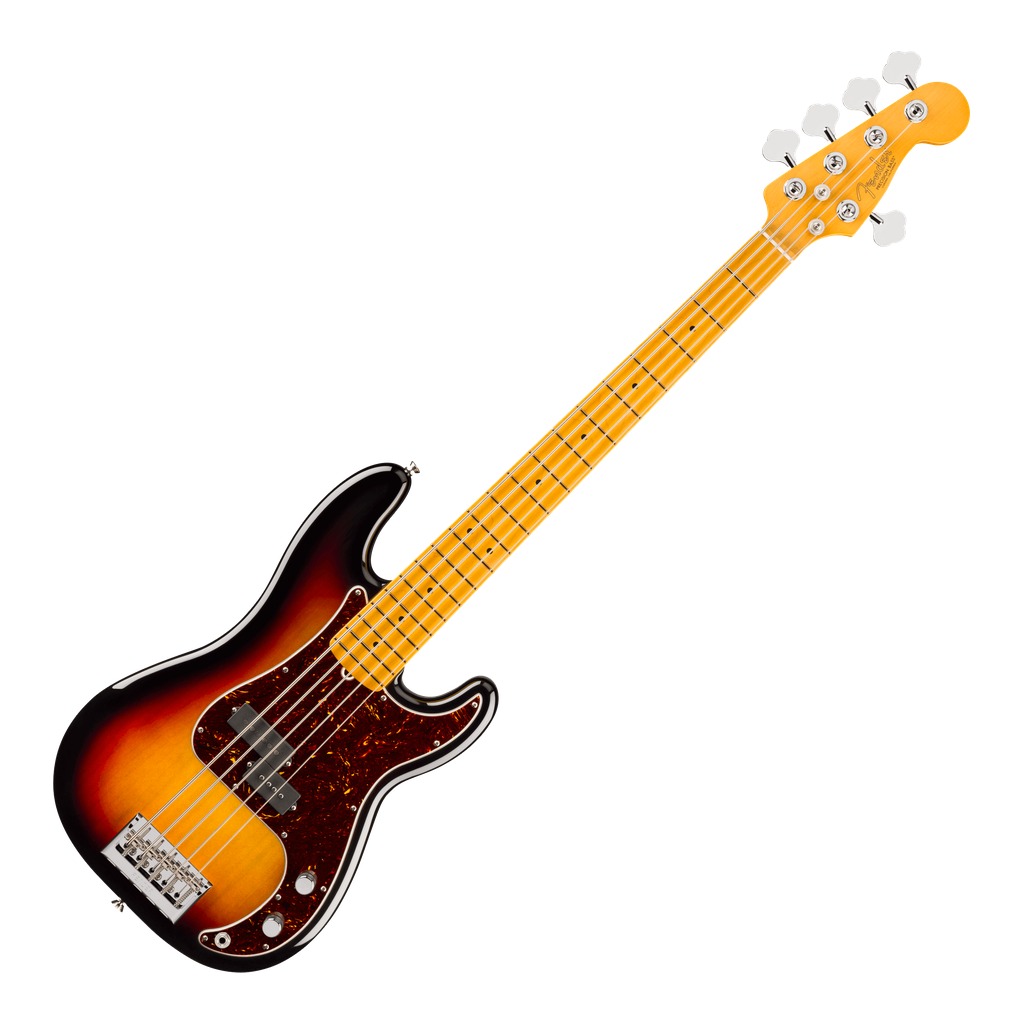 American Professional Precision Bass® V Maple Fingerboard - 3-Color Sunburst - Image 2