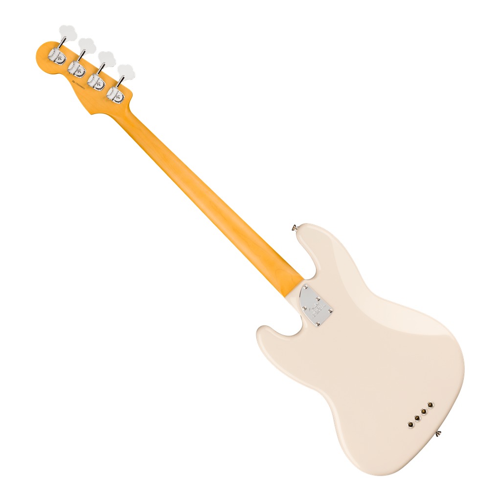 American Professional Jazz Bass® Rosewood Fingerboard - Olympic White - Image 3