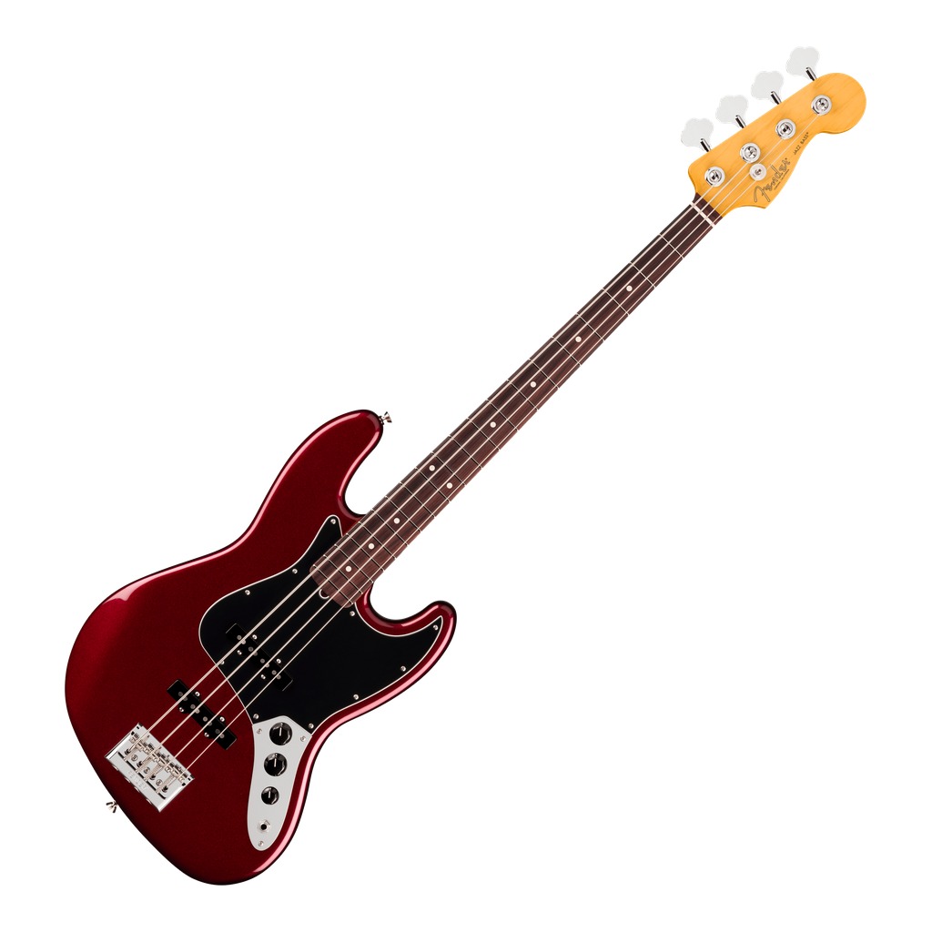 American Professional Jazz Bass® Rosewood Fingerboard - Oxblood - Image 2